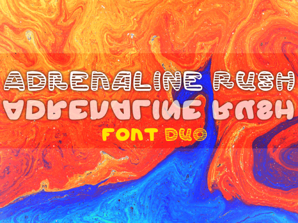 Adrenaline Rush: A Dynamic Typeface for Modern Editorial Design