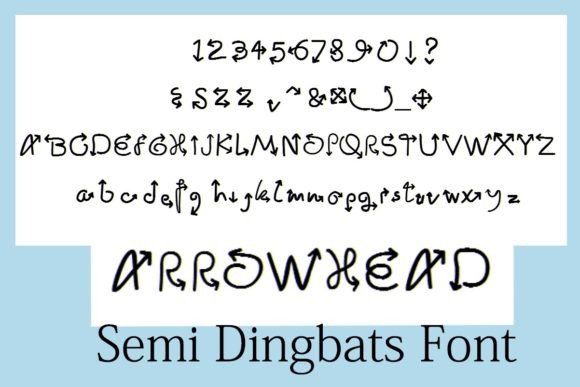 Arrowhead: The Perfect Display Font for Handmade Creations