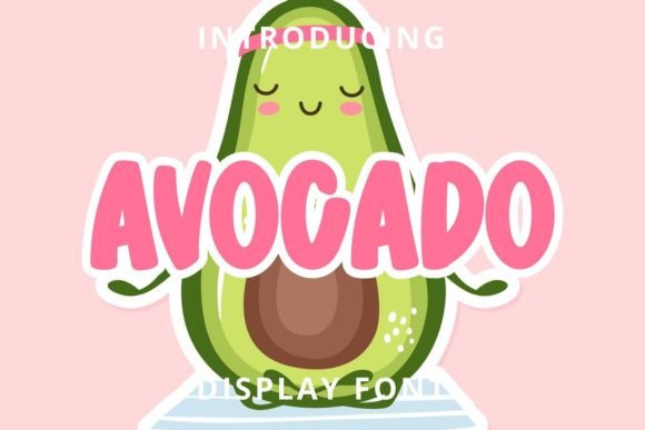 Avocado: A Bold Display Typeface for Modern Web Design