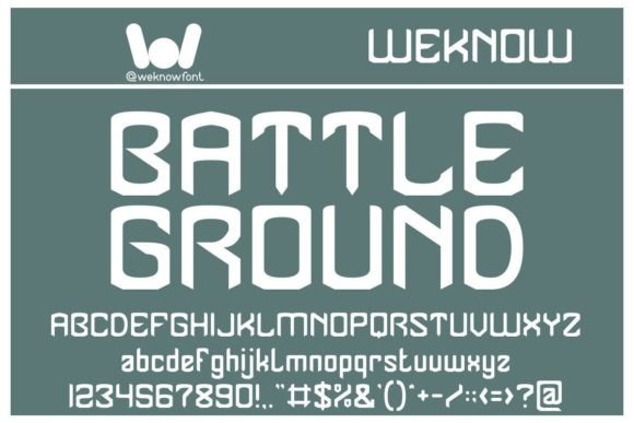 Battle Ground: The Gothic Display Font That Stops the Scroll