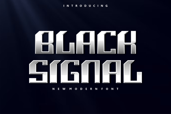 Black Signal: The Display Typeface That Cuts Through the Feed