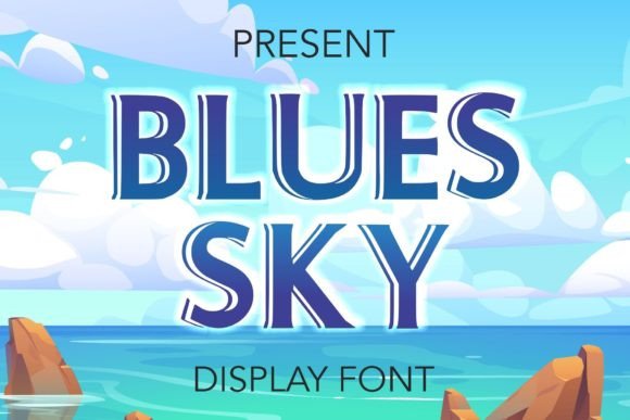 Blues Sky: The Playful Display Typeface for Campaigns That Pop
