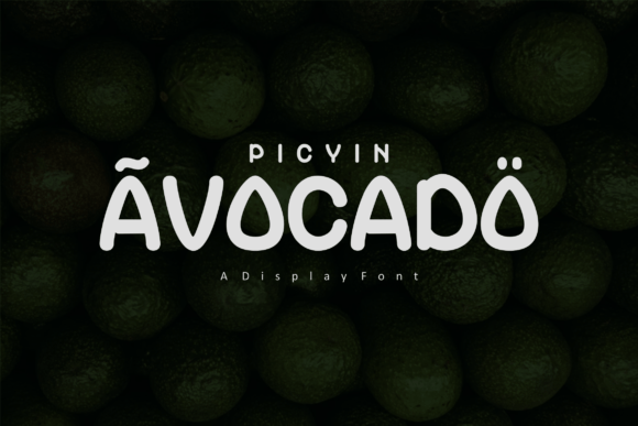 Bringing Life to Shop Items with the Picyin Avocado Typeface