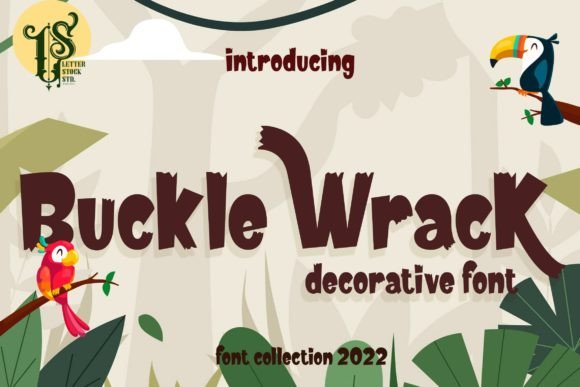 Buckle Wrack: A Playful Display Font for Modern Editorial Design