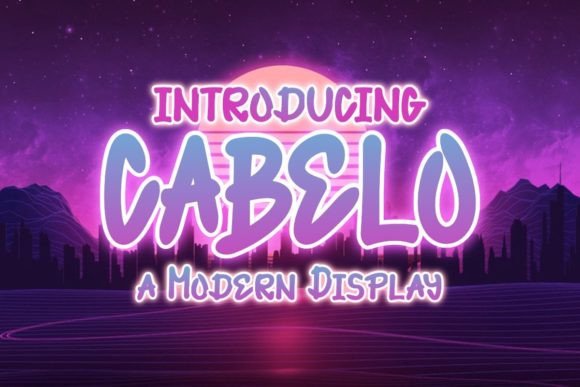 Cabelo: The Bold Display Font That Elevates Small Business Branding