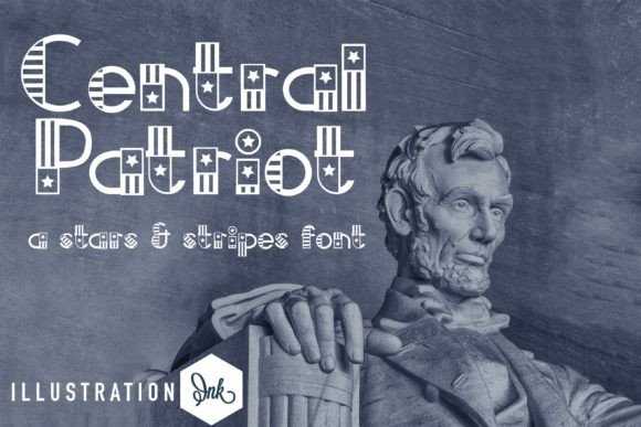 Central Patriot: The Whimsical Display Typeface for Your Creative Shop
