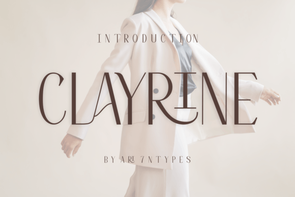 Clayrine: A Modern Display Typeface for Editorial Design