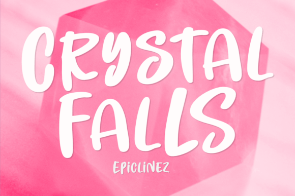 Crafting with Crystal Falls: The Perfect Display Typeface for Handmade Brands