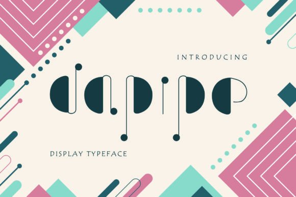 Dapipe: The Youthful Display Font for Modern Brand Identity