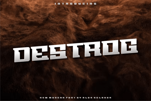 Destrog: The Modern Display Typeface for Editorial Design