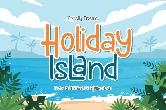 Holiday Island: A Handwritten Display Font for Modern Web Design