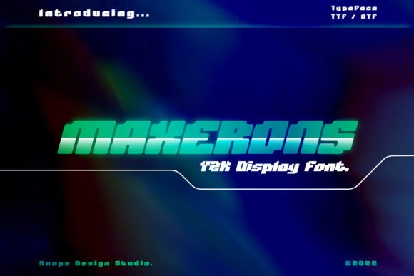 Maxerons: The Futuristic Typeface That Elevates Small Business Branding