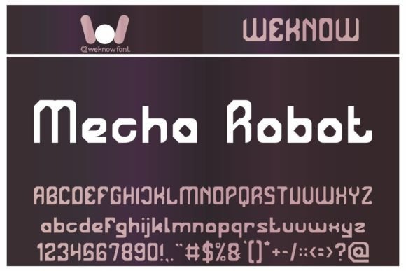 Mecha Robot: The Ultimate Display Font for High-Impact Campaigns