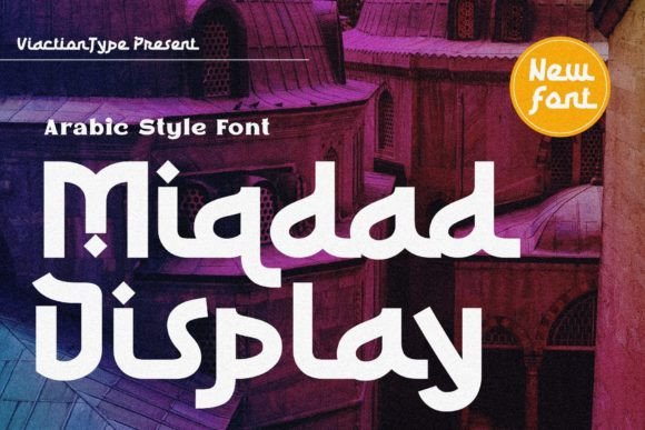 Miqdad: The Premium Display Font for Editorial Design