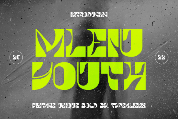Mleiu Youth: A Bold Display Typeface for Modern Editorial Design