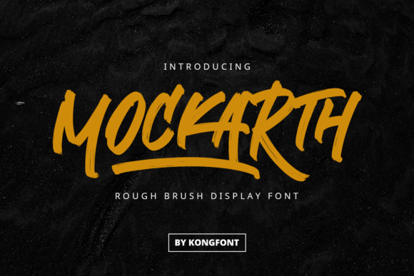 Mockarth: The Cursive Brush Typeface That Elevates Campaign Visuals