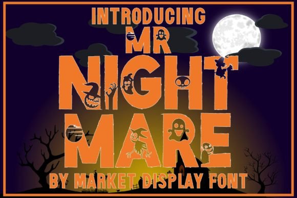 Mr Nightmare: A Spooky Display Typeface for Bold Branding
