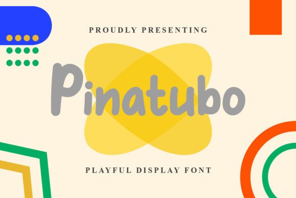 Pinatubo: A Playful Display Typeface for Modern Editorial Design