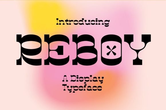 Reboy Typeface: A Retro Display Font for Modern Web Design