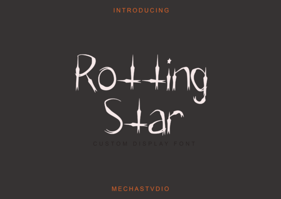 Rotting Star: The Premium Display Typeface That Transforms Small Business Branding