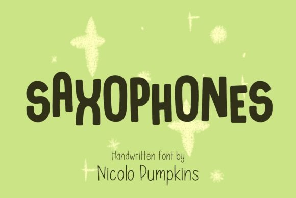 Saxophones: The Fun Display Typeface for Bold Campaigns
