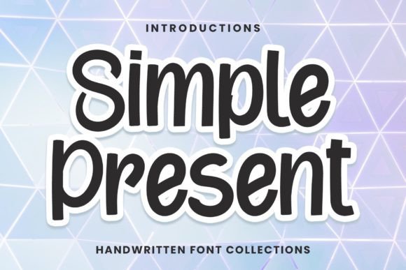 Simple Present: A Stylish Script Font for Editorial Design