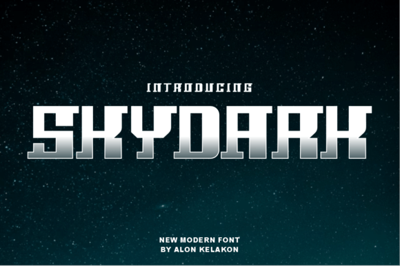 Skydark: The Modern Display Font for Bold Brand Identity