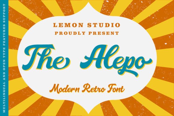 The Alepo: A Retro Display Typeface for Modern Web Design