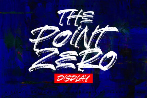 The Point Zero: A Display Typeface for Modern Campaigns