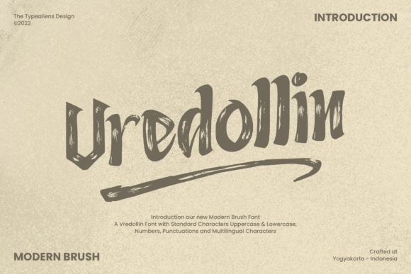 Vredollin: The Modern Brush Font That Elevates Campaign Visuals