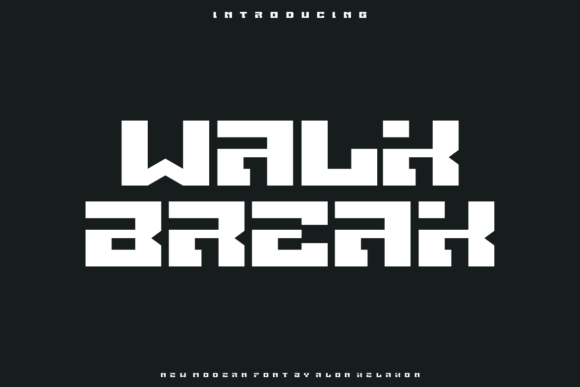 Walk Break: The Display Font That Elevates Modern Web Design