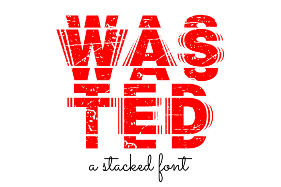 Wasted Font Review: A Bold Display Typeface for High-Impact Campaigns