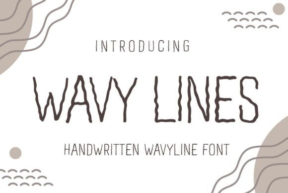 Wavy Lines: A Handwritten Typeface for Authentic Brand Identity